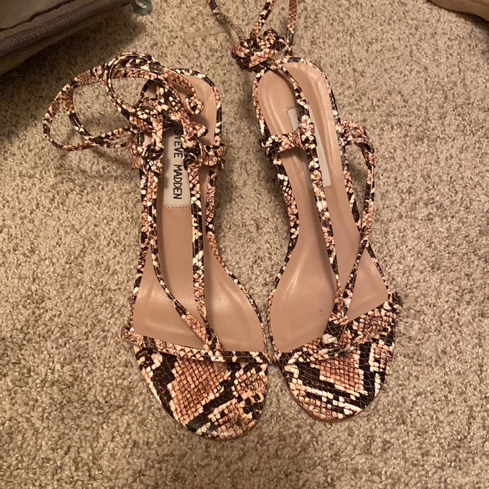 Steve Madden lace up sandals